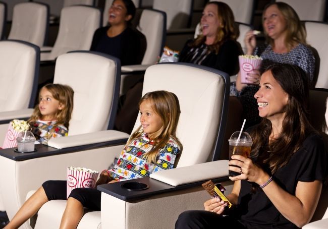 Enjoy movies in our 56-seat Screening Room with your family, with the complete movie experience including snacks, popcorn, and drinks.